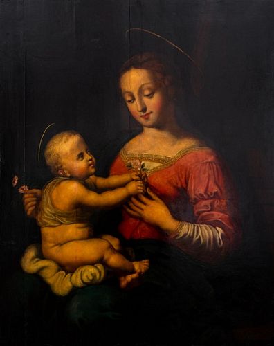 &QUOT;MADONNA AND CHILD&QUOT; OIL