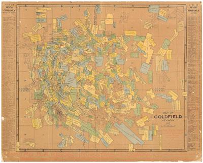 &quot;Map of Goldfield Nevada