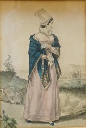 QUVRIERE DE ROUEN, HAND COLORE