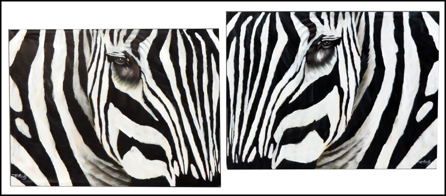 R. ATKINS (CONTEMPORARY) ZEBRA