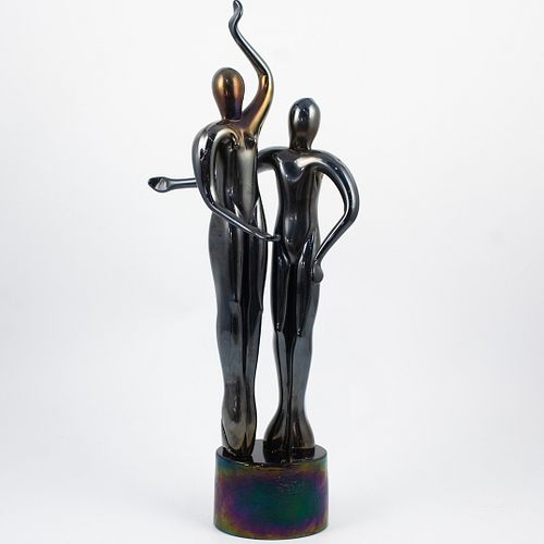 R. AUSTINE IRIDESCENT CERAMIC