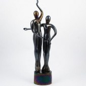 R. AUSTINE IRIDESCENT CERAMIC