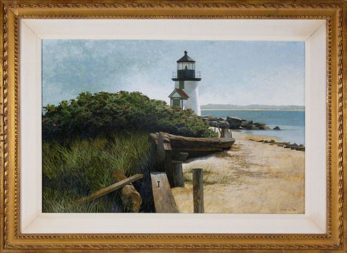 R. BENJAMIN JONES ACRYLIC ON PANEL,
