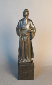 R. BERNHARD BRONZE FIGURE OF S
