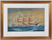 R. BORSTEL, FOUR MASTED BARK "