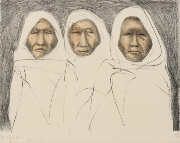 R. C. GORMAN (1931-2005) PENCIL