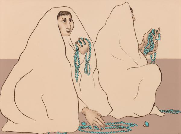 R. C. GORMAN (1931-2005) PENCIL