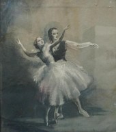 R. CHARLOT, BALLET DANCERS, GR