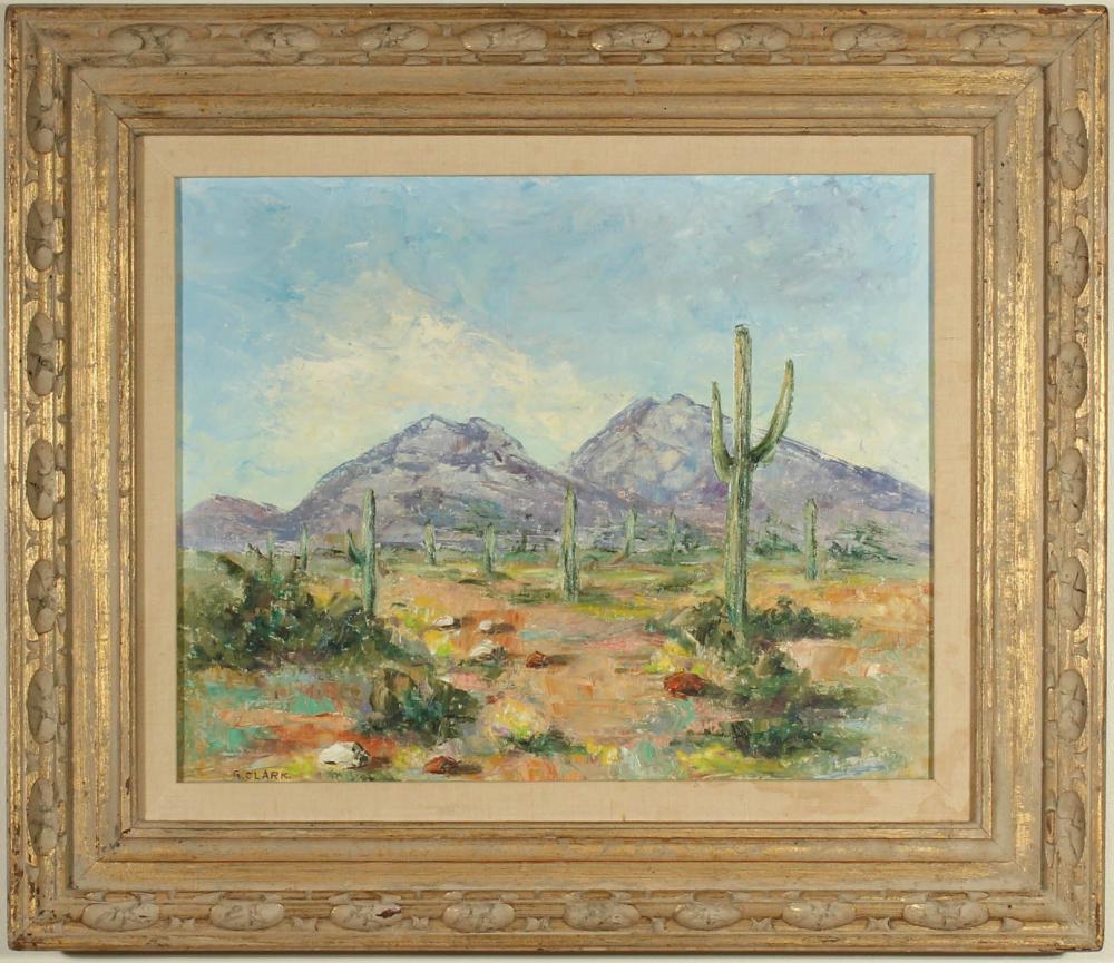 R. CLARK OIL ON BOARDR. CLARK (USA,