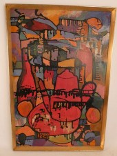 R. COSGROVE ABSTRACT PAINTINGC