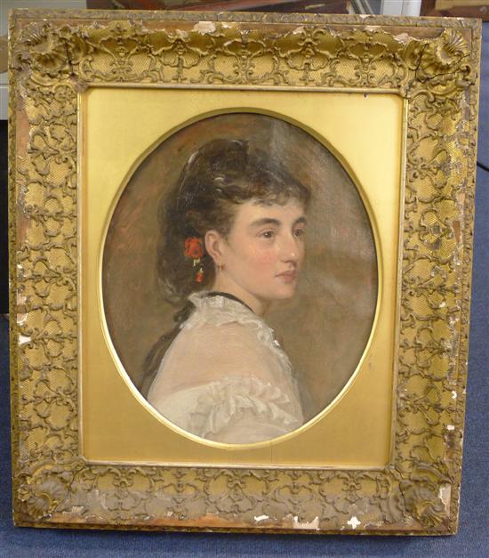 R. Dawling (19th C.) oil on