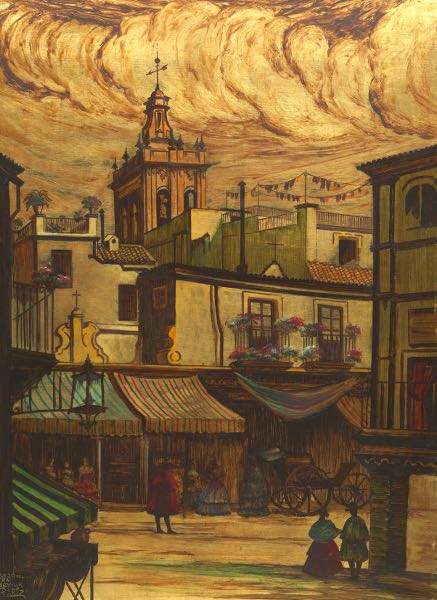 R. DE PEREA (SPANISH, 20TH CENTURY)