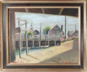 R. GABRIEL OIL ON BOARD "VIEW