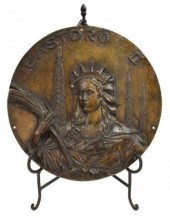 R. GALDINI BRONZE SAINT BARBAR