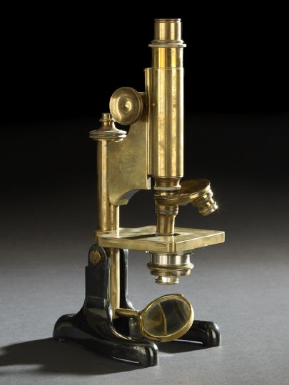 R & J Beck Monocular Microscope, 