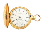 R & J CO. GOLD POCKET WATCH WI