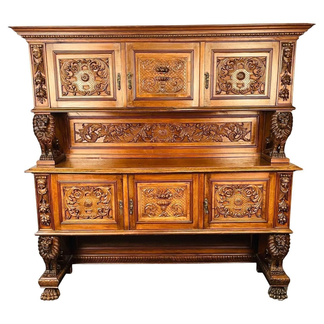 R. J. HORNER VICTORIAN SIDEBOARD,