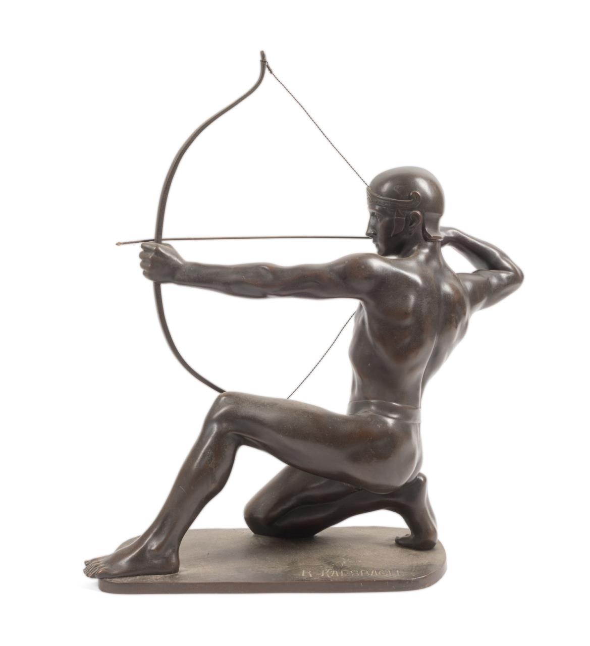 R. KAESBACH ART DECO BRONZE