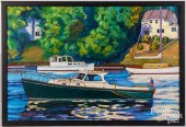R. KIRK MOORE OIL ON CANVAS MO