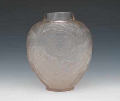R. Lalique "Archers" Vase French