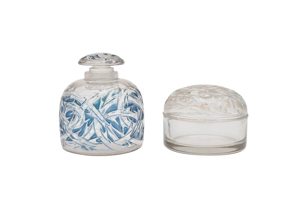 R. LALIQUE CLEAR GLASS EPINES