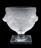 R. LALIQUE CRYSTAL VASER. Lali