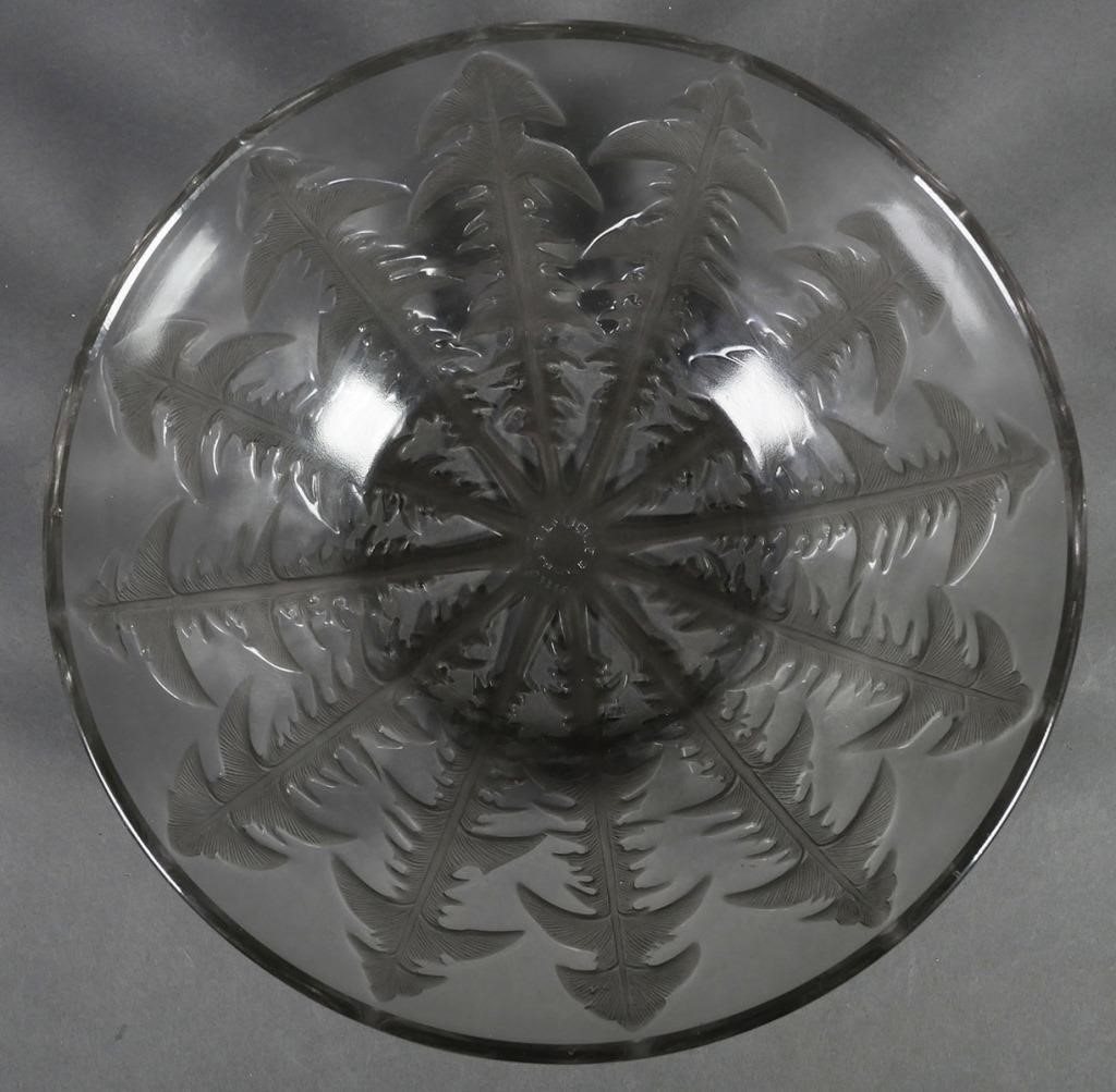 R. LALIQUE DANDELION BOWL, CIRCA