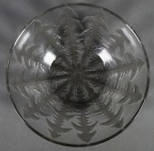 R. LALIQUE DANDELION BOWL, CIR