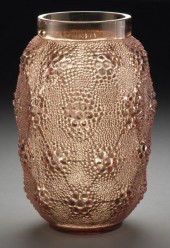 R. Lalique ''Davos'' amber gla