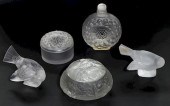 R. LALIQUE "DINARD" GLASS BOX