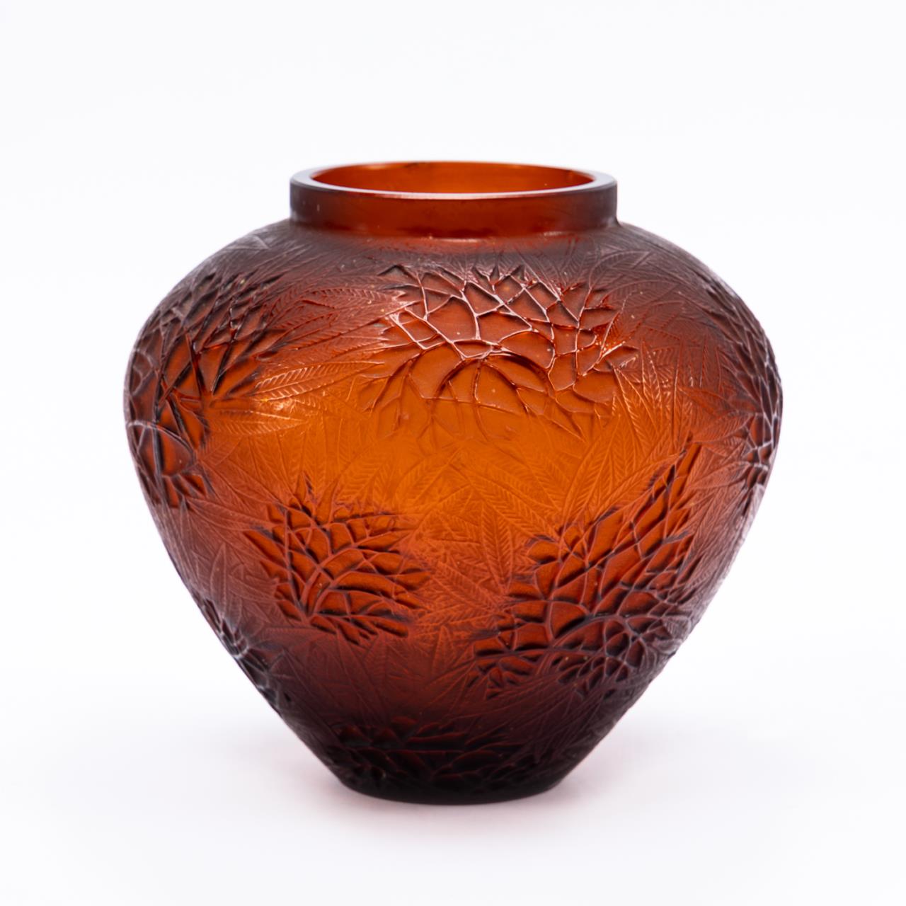 R. LALIQUE "ESTEREL" DEEP AMBER