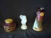 R. Lalique Figure & 2 Pieces o