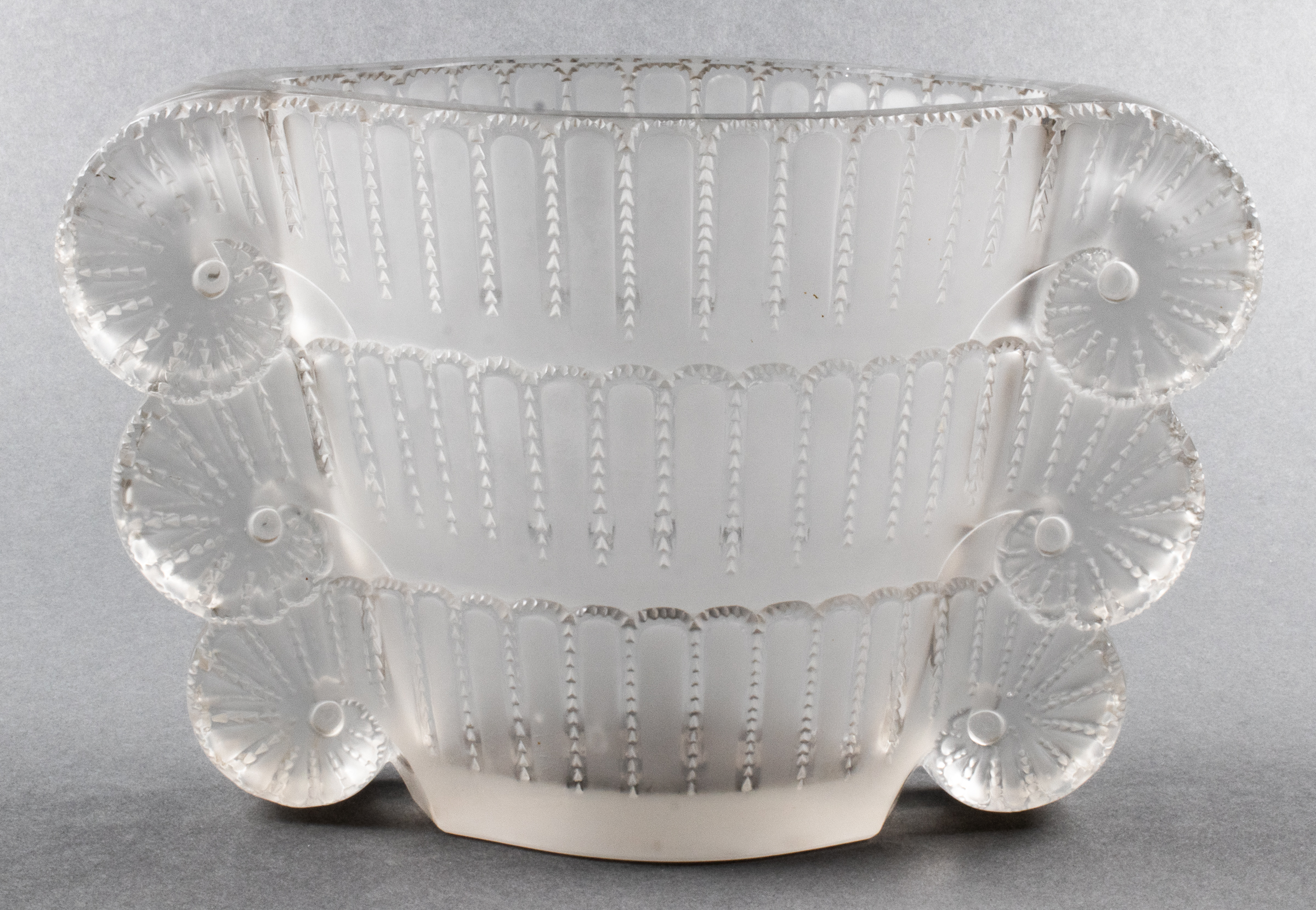 R. LALIQUE "JAFFA" FROSTED ART