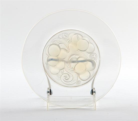 R. Lalique Marienthal plate circa