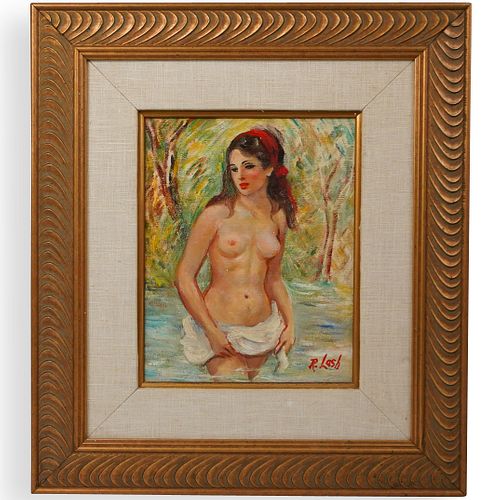 R. LASH OIL ON BOARDDESCRIPTION: An