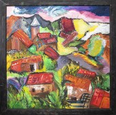 R. LEVY SIGNED LARGE MIXED MED