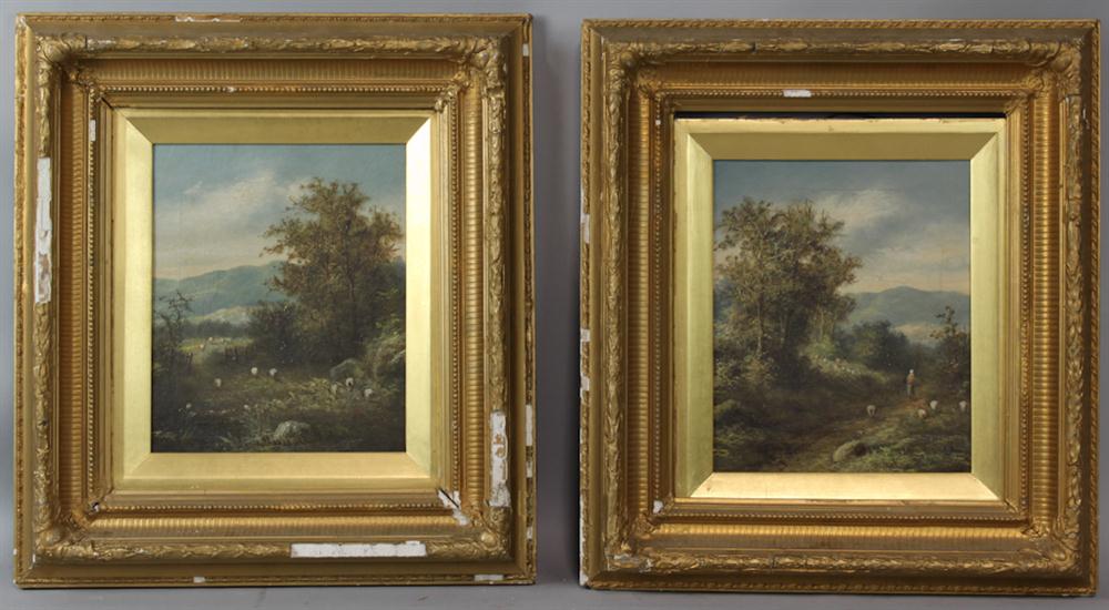 R. MARSHALL TWO LANDSCAPES WITH