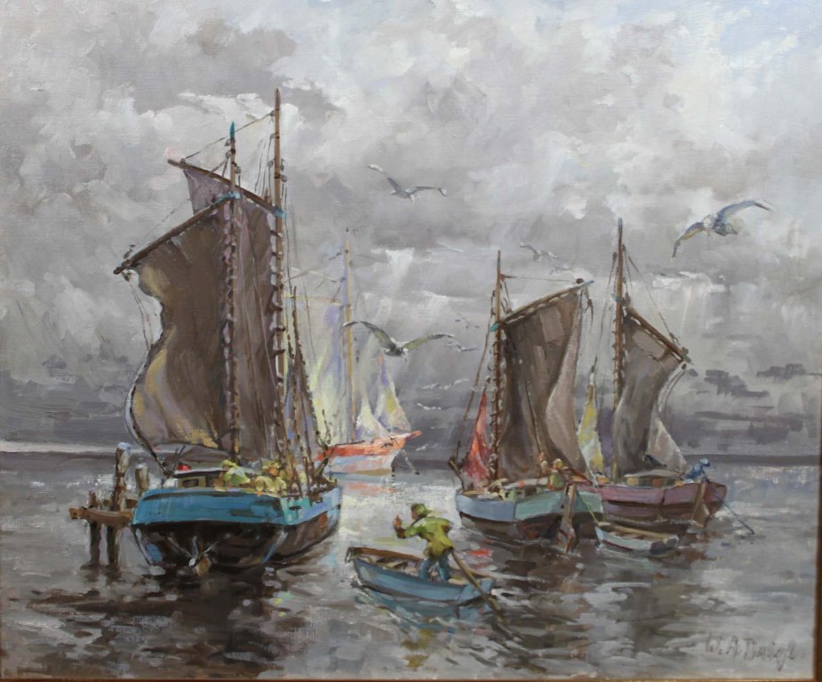 R. MARSHALL TWO LANDSCAPES WITH