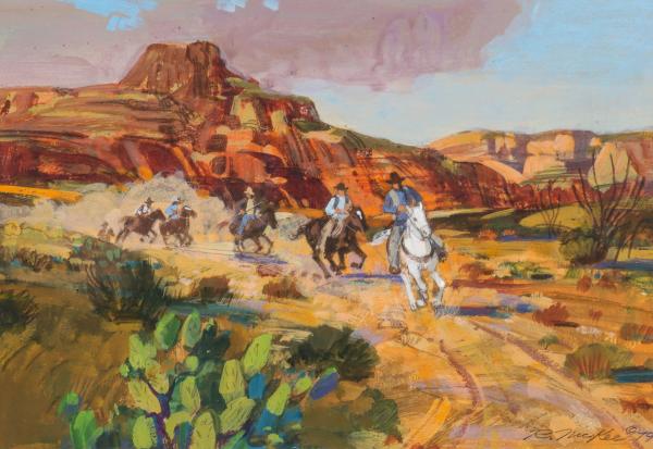 R. MCKEE (B. 1931) ACRYLIC ON
