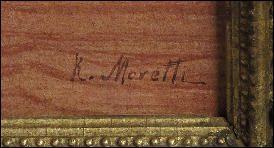 R. MORETTI (ITALIAN 19TH CENTURY)