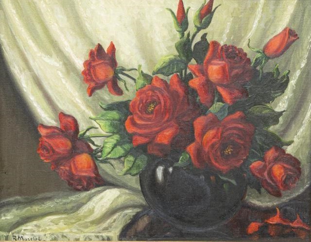 R. MOSELEY (TX, 20TH C.) STILL LIFE