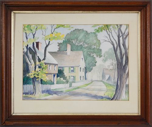 R. RICHARDS NANTUCKET WATERCOLOR,