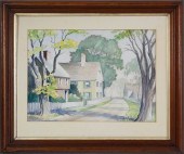 R. RICHARDS NANTUCKET WATERCOL