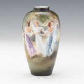 R. S. PRUSSIA MAIDEN VASE 5 ¼"