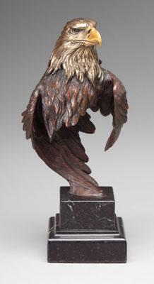 R. Taylor bronze eagle, titled in