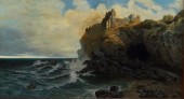 R. TURNER OIL PAINTING COASTAL