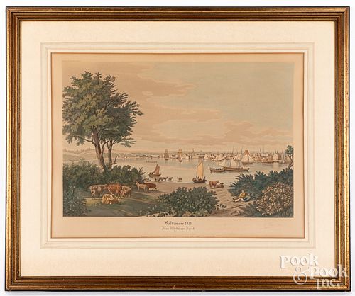 R. VARIN ENGRAVING OF BALTIMORE