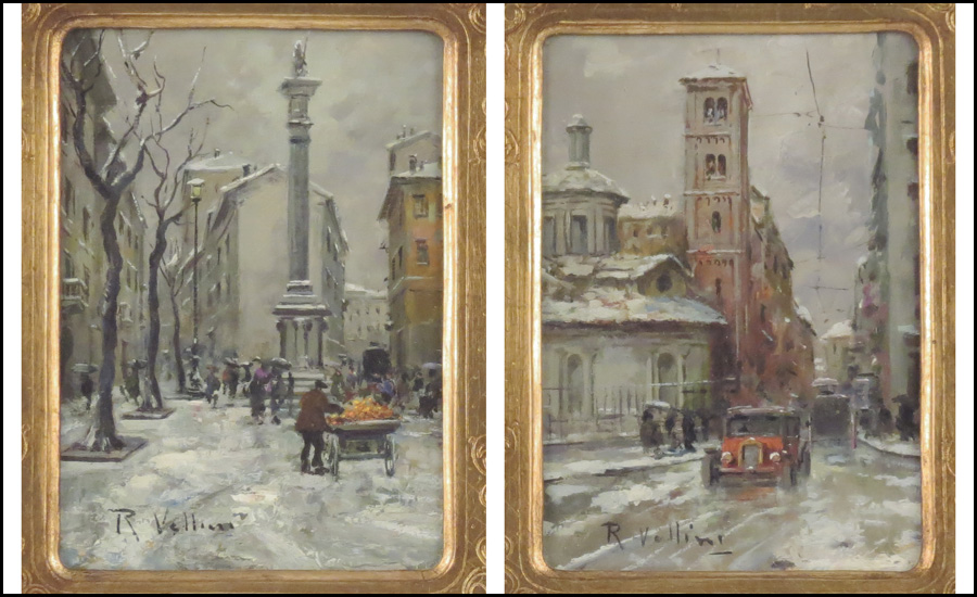 R. VELLINI (20TH CENTURY) TWO