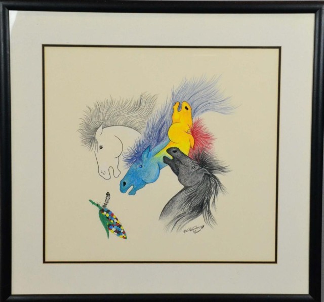 R. WILLIE WATERIDGE PRINT OF 4