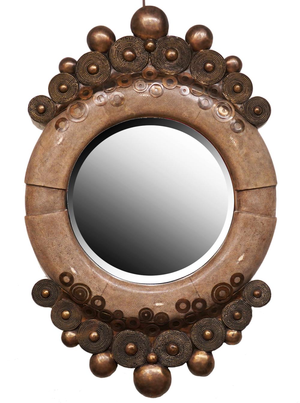 R & Y AUGOUSTI SHAGREEN AND BRASS